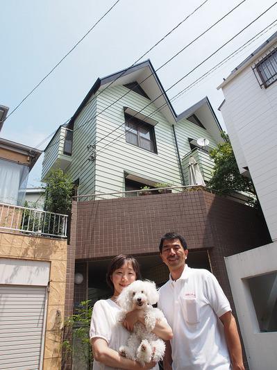 外壁塗装　お客様の声　川崎市Ｕ様　記念撮影 2013.07.jpg